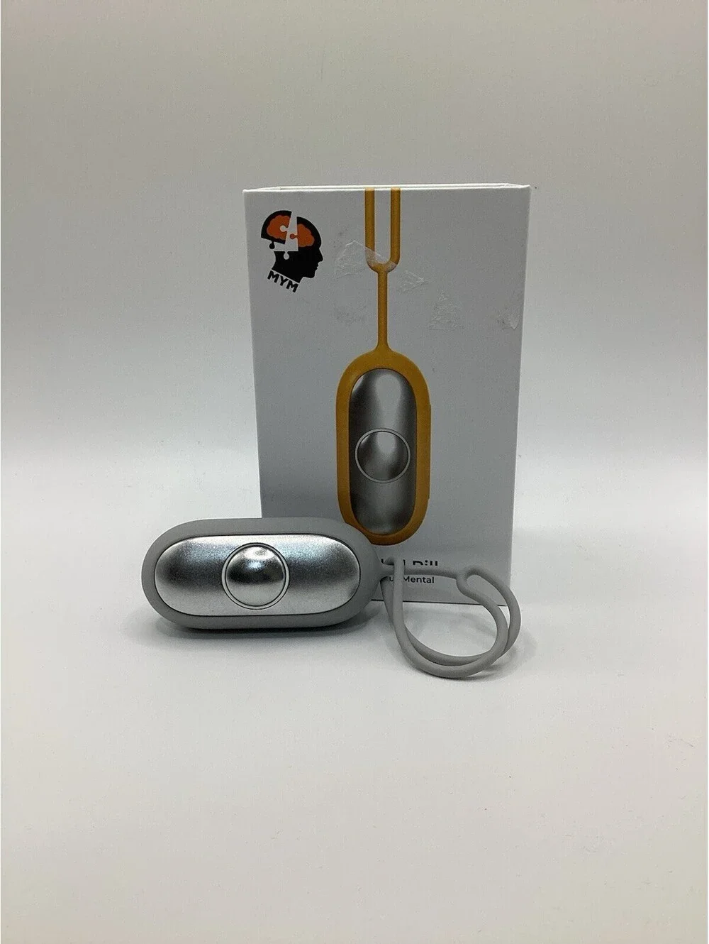 The Chill Pill by Mend Your Mental Hand Held Device Anxiety Sleep NIB Silver